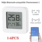 Bluetooth-термометр XIAOMI Mijia 2, цифровой гигрометр с ЖК-дисплеем и управлением через приложение