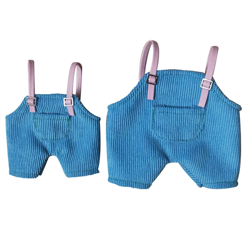 

15-20cm doll use doll overalls plush stuffered doll dungarees
