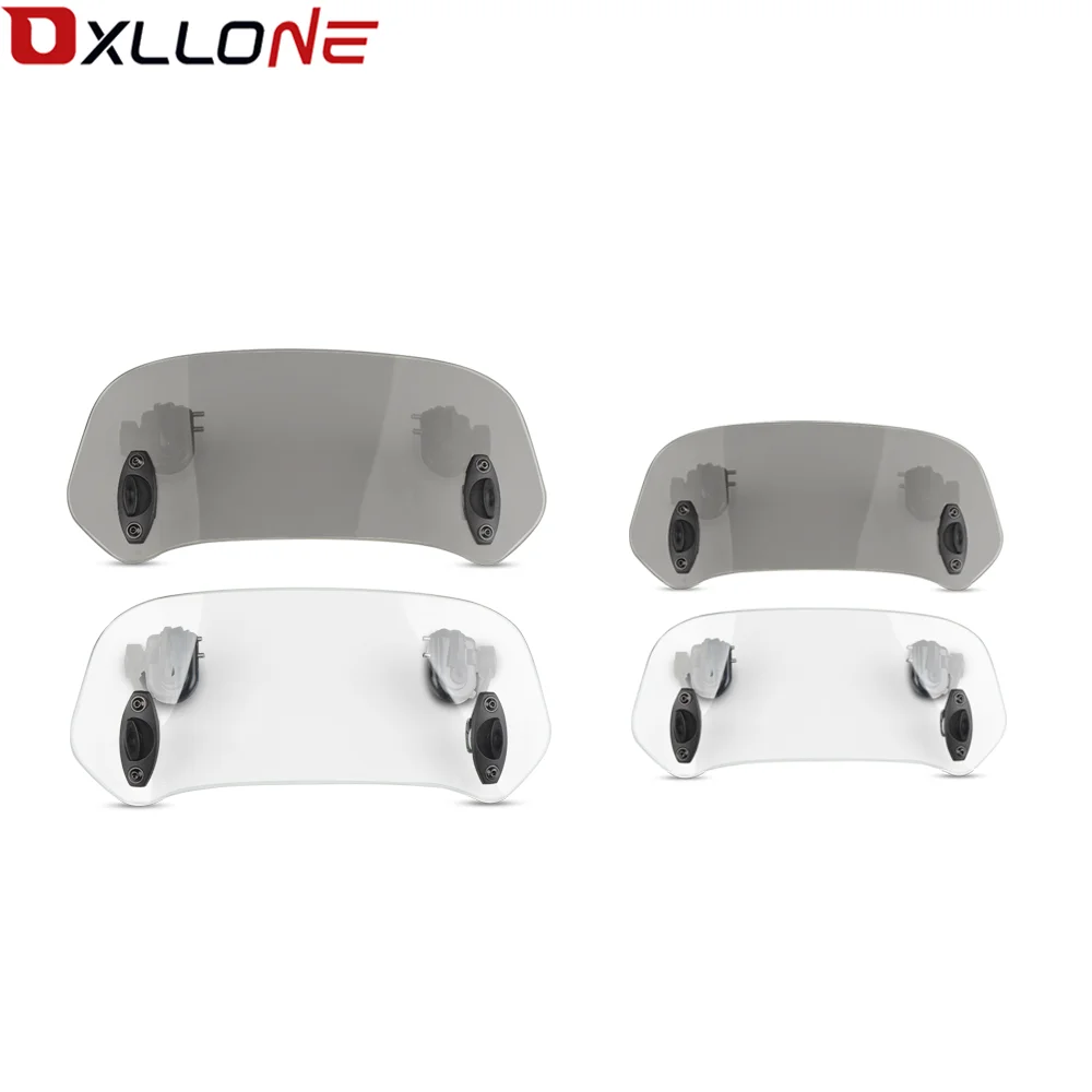 

Universal Motorcycle Risen Adjustable Wind Screen Windshield Spoiler Air Clip On Windscreen Deflector FOR BMW R 1250 GS HP