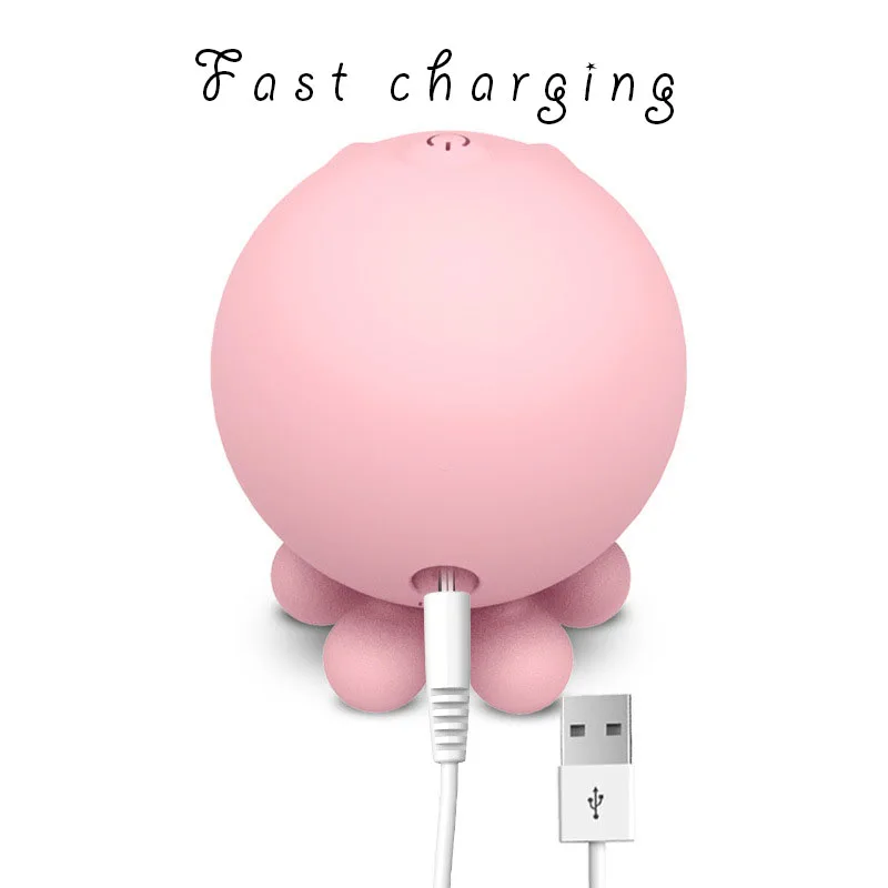 Осьминогов на присосках для клитора Вибратор Секс язык вибрационный сосков