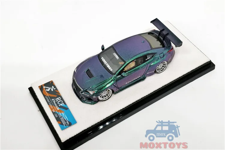 

YM Model x Runner 1:64 Lexus RCF Pandem Chameleon Purple-Green Resin Model Car