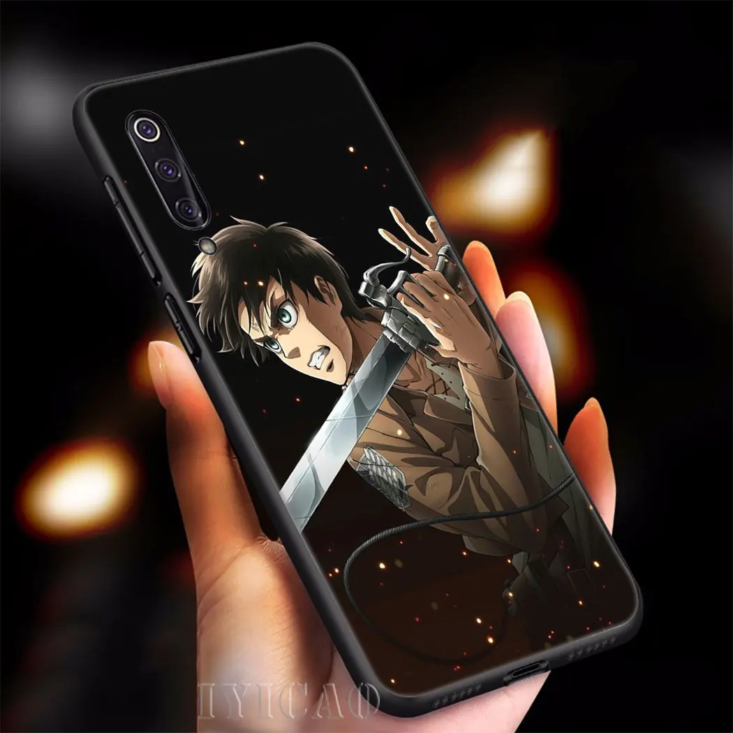 IYICAO для косплея по аниме атака на Титанов (Леви мягкий чехол Xiaomi Mi возраст 6 8 9 SE A1 A2