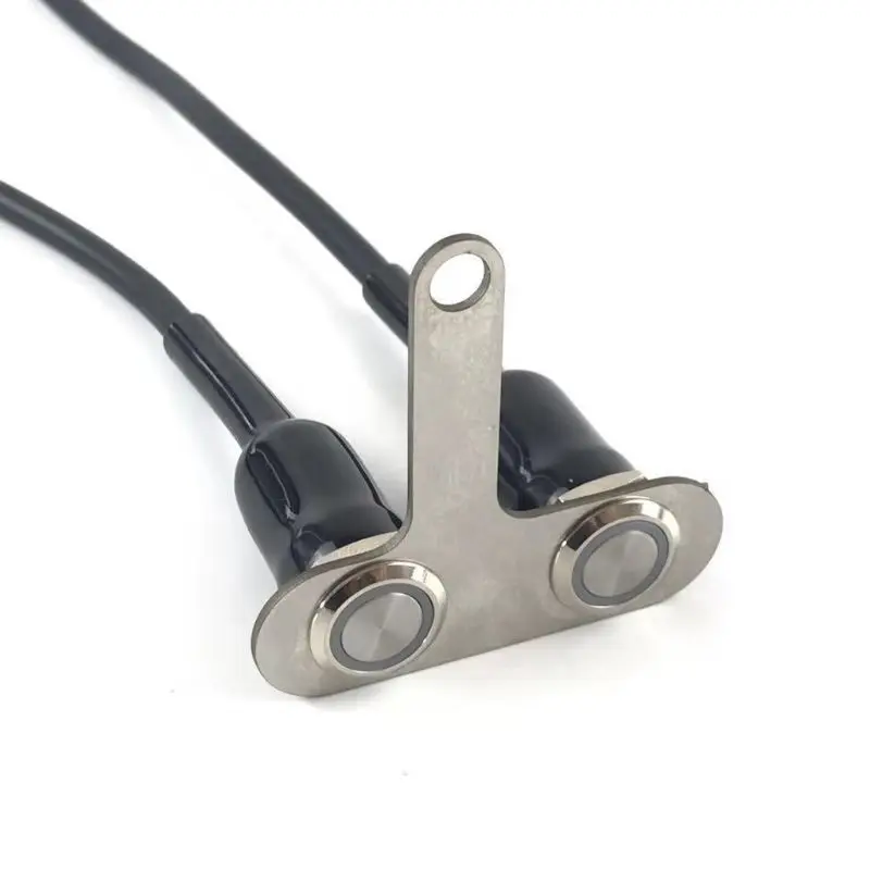 

Handlebar Single Switch Motor Adjustable Parts ON/OFF Button 12V/5A Red/Blue Light Colors Options For Racing Electric Motor