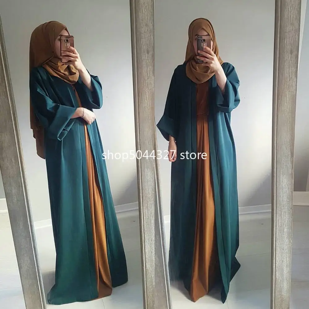 Abaya Дубай мусульманское платье кафтан кимоно Бангладеш халат африканская