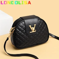 women shoulder lozenge bag korean female girl three layers circle messenger crossbody bag luxury handbags simple small purse