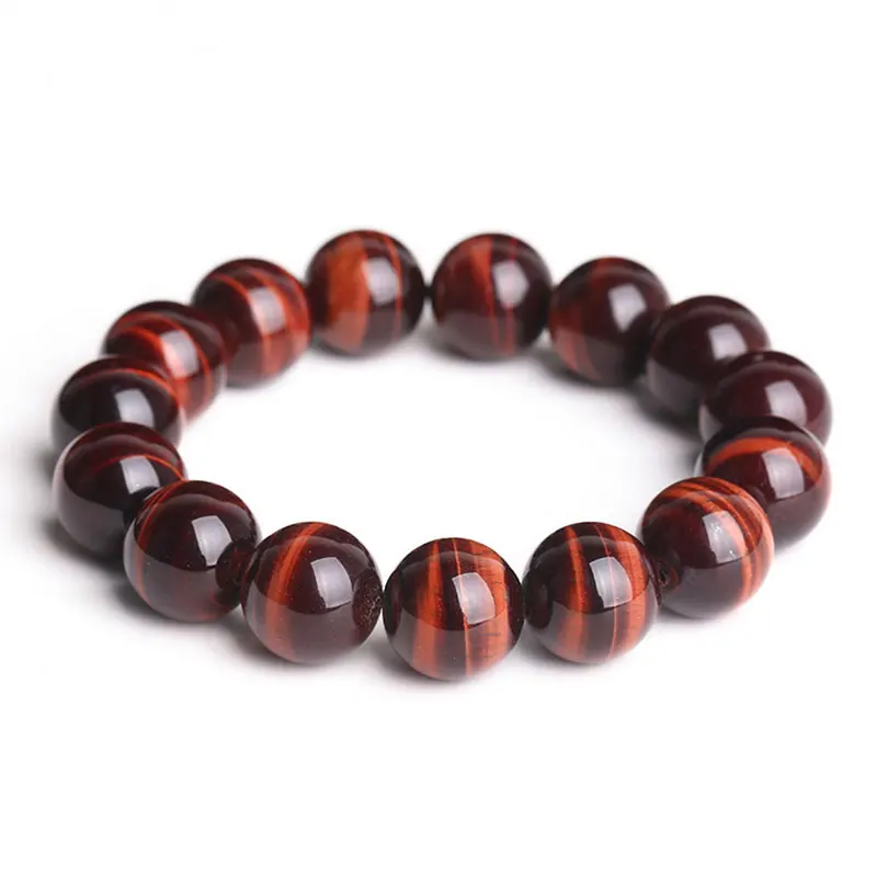 Браслет из натурального тигрового глаза с бусинами 8 16 мм ювелирные изделия для