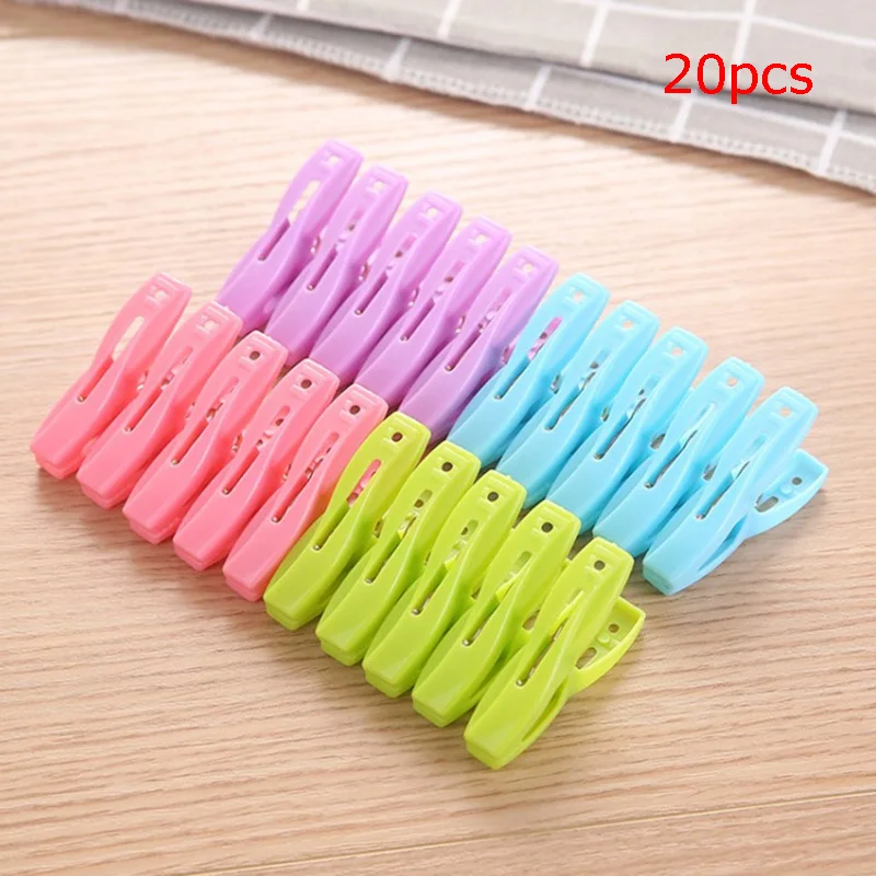 Прищепки для одежды 20 шт. прочные ветрозащитные прищепки пластиковый зажим