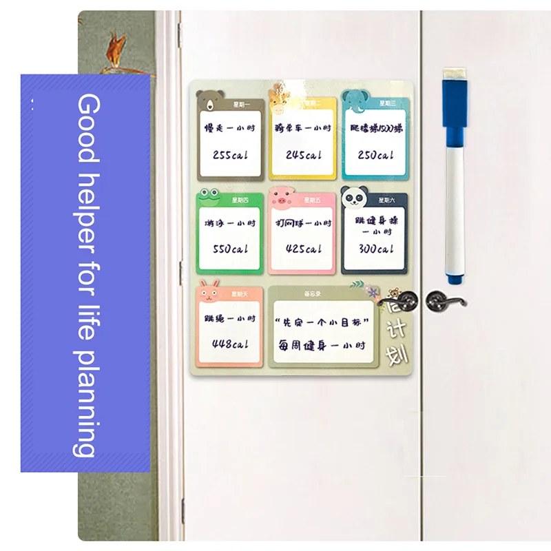Магнитная сухая доска для стирания холодильник планировщики кухонные