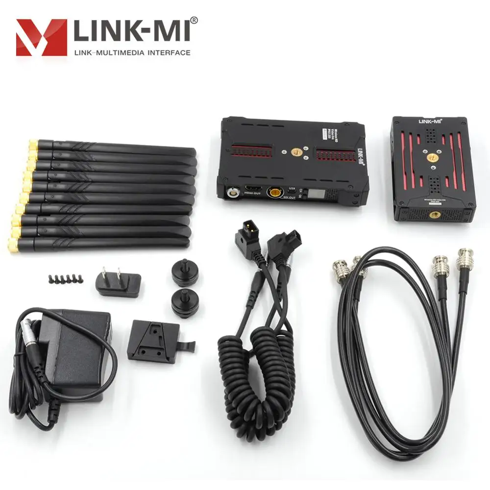 LINK-MI беспроводной 200 м SDI HDMI передатчик и приемник Поддержка HD-SDI 3G-SDI HD видео Link