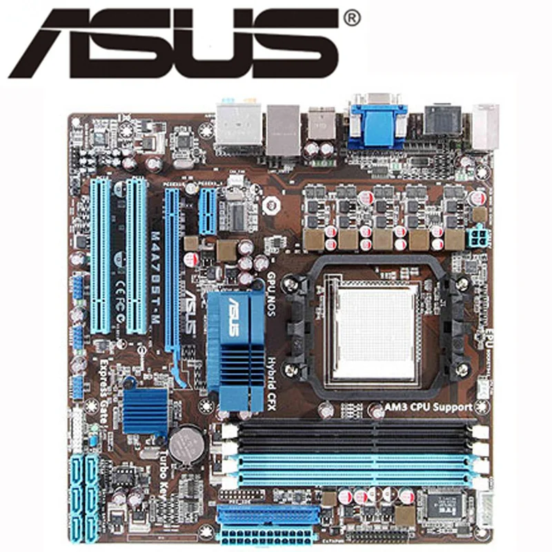 Для AMD 785G ASUS M4A785T-M Материнская плата Гнездо AM3 DDR3 16 Гб M4A785T M системная uATX настольная