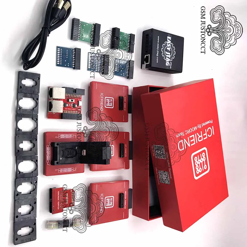 Универсальный сервисный инструмент для ремонта телефонов Easy Jtag Plus Box Set + E MATE X 13 in 1