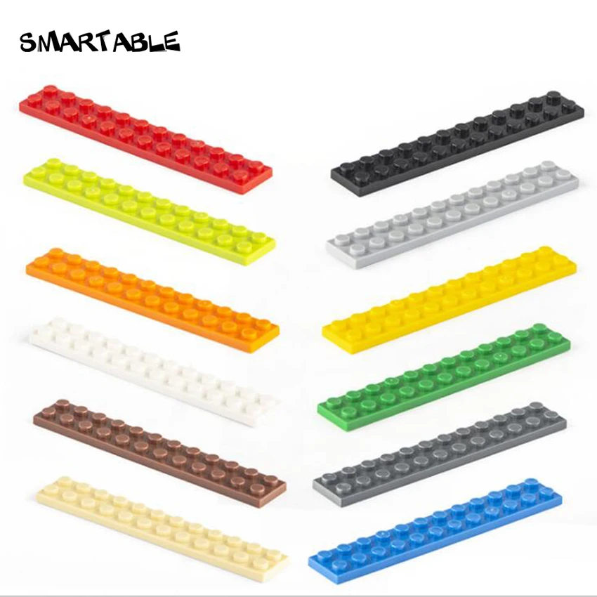 Smartable Plate 2X12 Building Blocks MOC Parts DIY Toys For Kid Educational Creative Compatible Major Brands 2445 28pcs/lot | Игрушки и