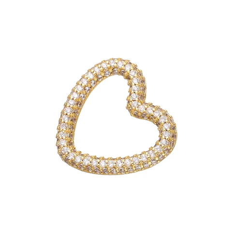 Кулон ZHUKOU золотого цвета из меди