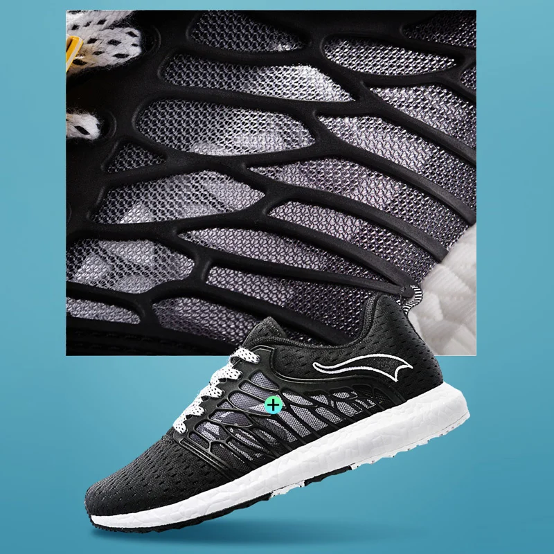 

ONEMIX Running Shoes Breathable Mesh Men Super Lightable Outdoor Marathon Sneakers Male Walking Jogging Lace-up Sport Footware