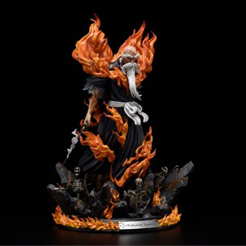 

16" Anime Bleach Chief Yamamoto Genryuusai Shigekuni 1/6 Statue zanpakutou ryuujinjakka GK Resin Action Figure Toy BOX 40CM L163