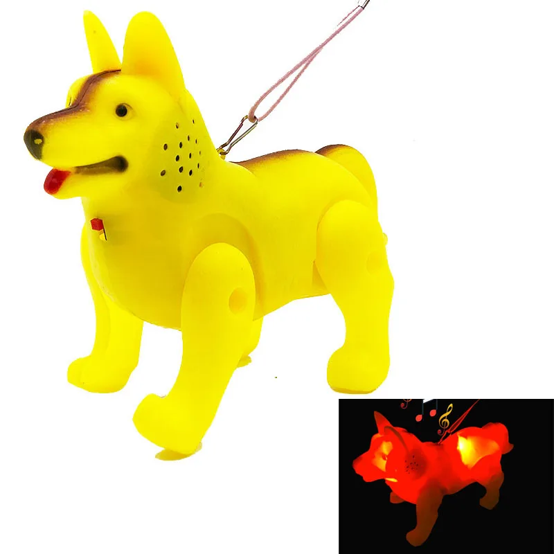 Детская игрушка со звуком для собак сверхпрочная забавная светодиодный вая