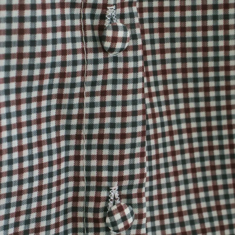 

YOSIBCD Women 2021 Fashion Office Wear Checked Blouses Vintage Puff Sleeve Button-up Plaid Female Shirts Blusas Chic Tops