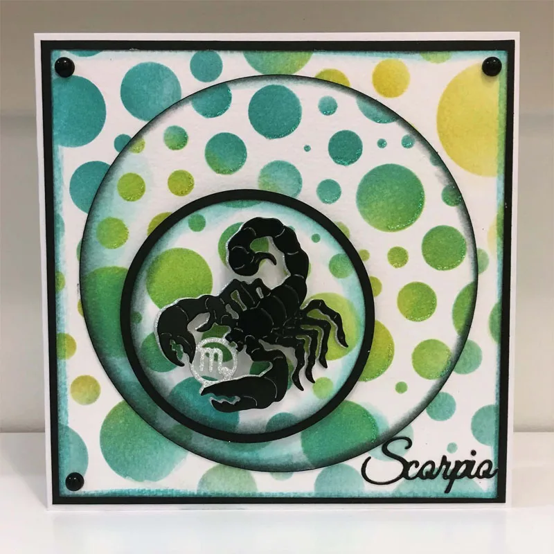 Двенадцать созвездий весы девственницы Овен Телец Gemini металлические Вырубные