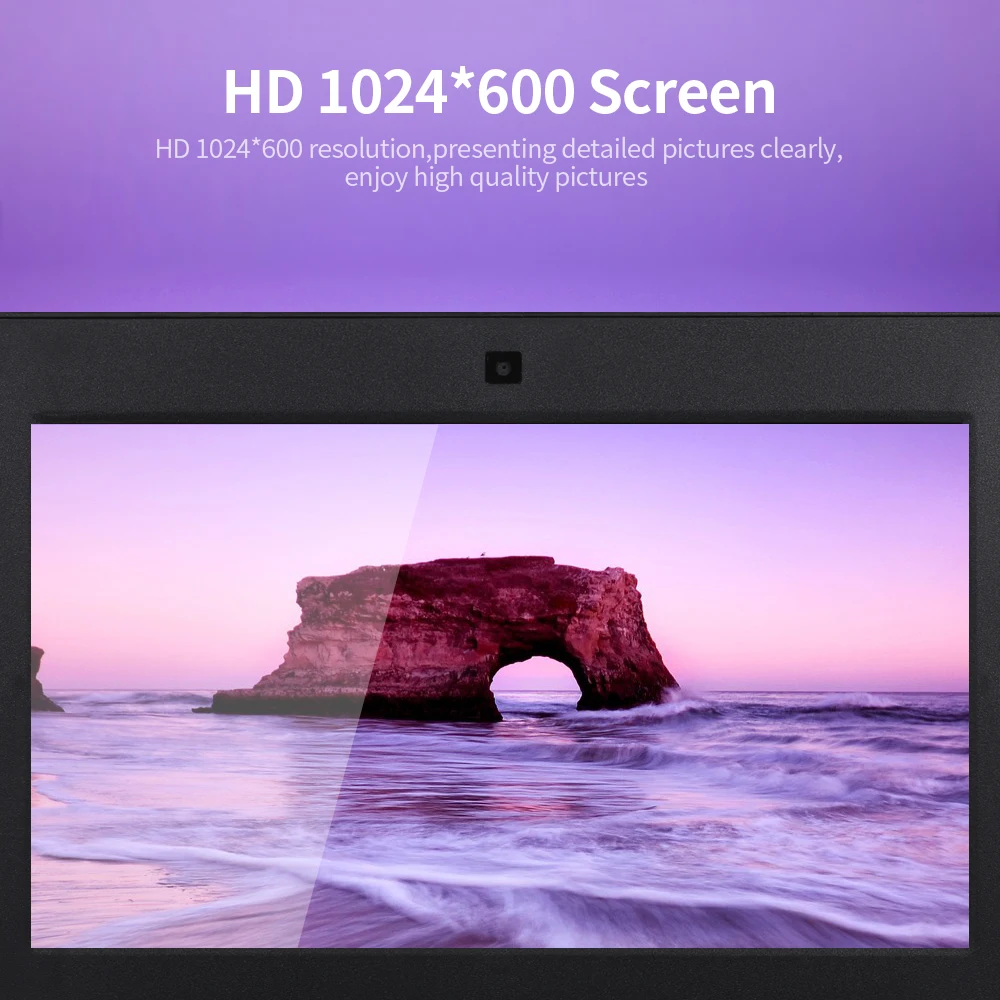 Нетбук легкий портативный 10 1 дюйма S500 5 ГГц ARM Cortex-A9 Android Гб + 8 Гб/1024x600 ультратонкий