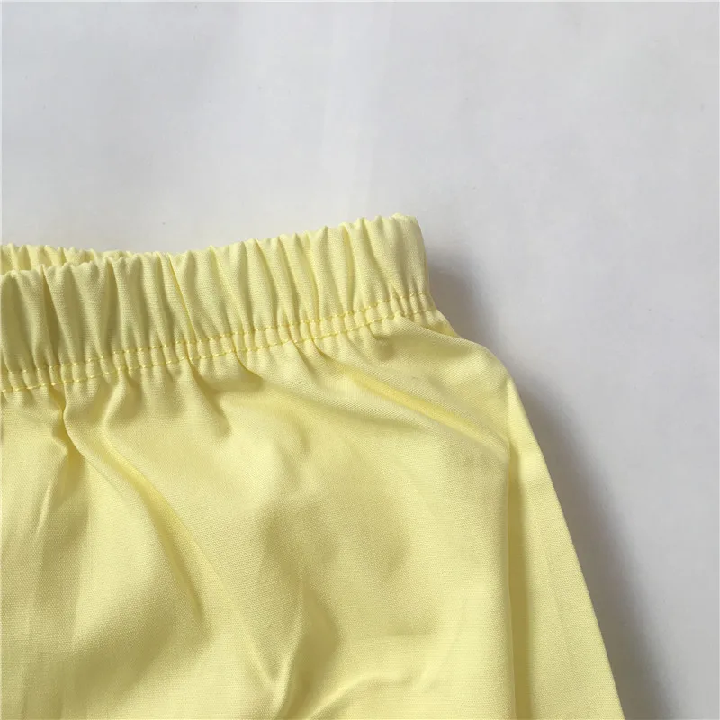 Puresun/Новое поступление летние шорты для детей милые желтого цвета малышей мягкие