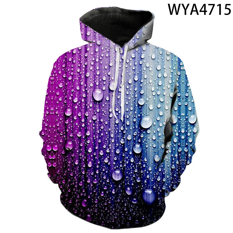 

3D Printed Casual Men Women Children Sweatshirts Water drops Fashion Boy Girl Kids Hoodies Pullover Streetwear Men-Pullovers