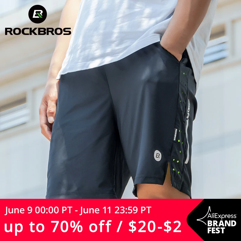 Шорты для бега ROCKBROS унисекс одежда упражнений в спортзале дышащие из спандекса