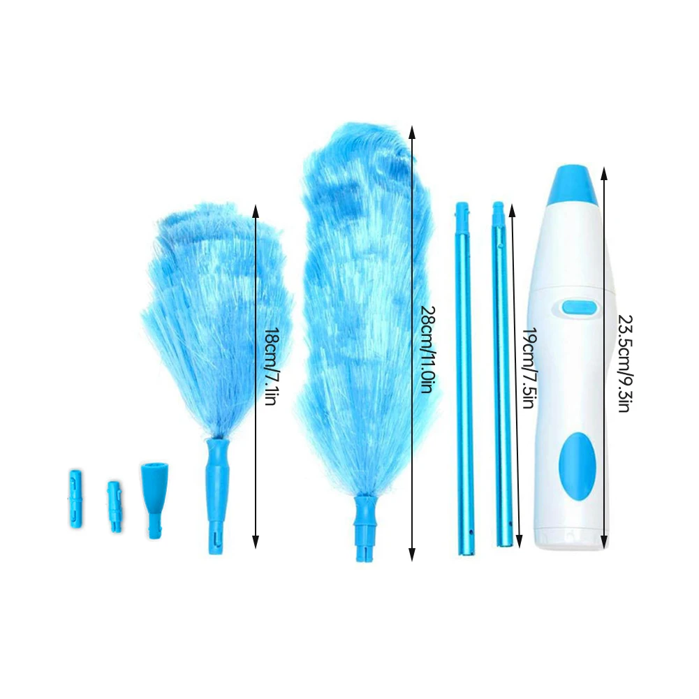 Электрическая вращающаяся щетка для пыли портативная перезаряжаемая 360 градусов