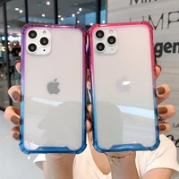 lovely shockproof candy color transparent phone case for iphone 12 mini 11 pro xs max xr x 7 8 plus se 2020 soft tpu back cover