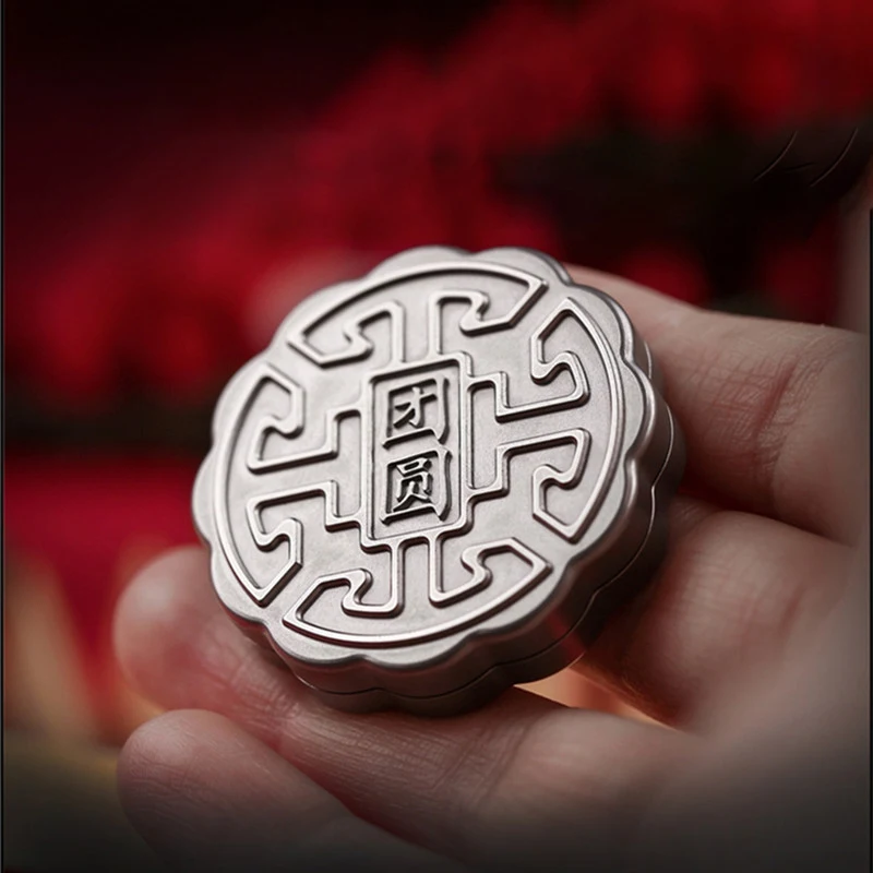 ACEdc Mid-Autumn Festival Moon Cake Mini Snap Coin Fingertip EDC Decompression Toy