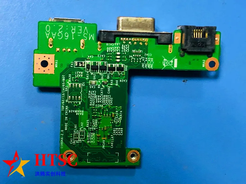 Оригинальный Для MSI MS 16GAA GE60 ноутбук VGA USB Ethernet доска дальнейшему улучшению