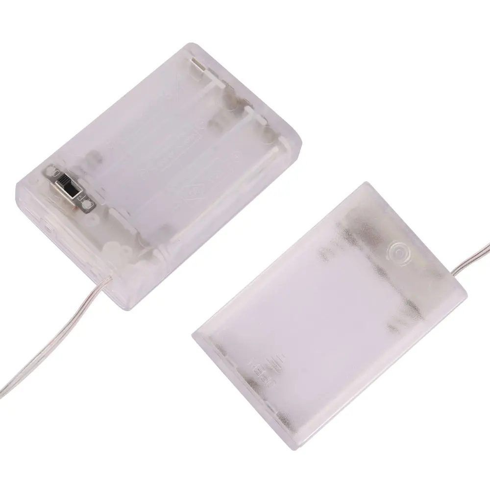 2/5/10M LED цветочный венок Батарея работать Медь гирлянда для Новогоднее украшение