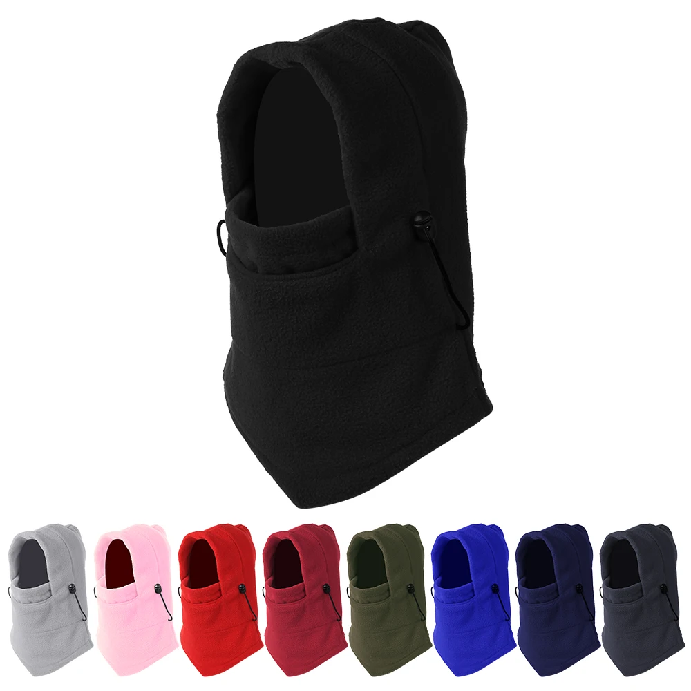 1 шт. Зимняя Теплая Флисовая Балаклава Шарф для езды на велосипеде туризма