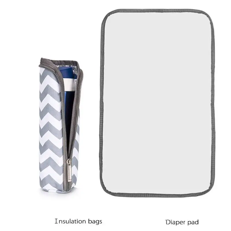 

50LD Mummy Maternity Nappy Diaper Bag Large Capacity Backpack Baby Nursing with Insulated Pocket Changing Pad