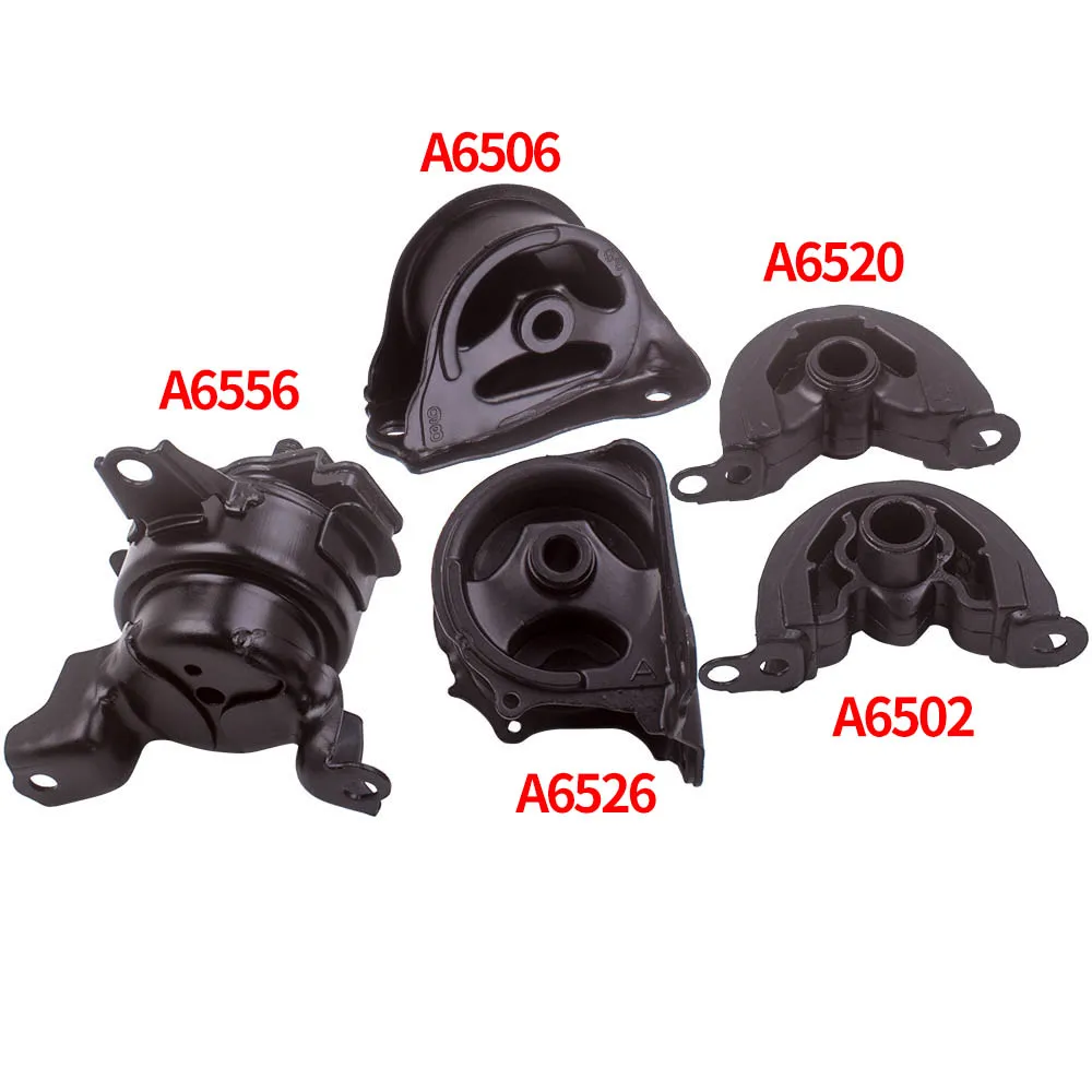 Двигатель двигателя + трансмиссионное крепление 5 шт. для Honda Civic 1996 л 2000-A6520 A6502 A6556