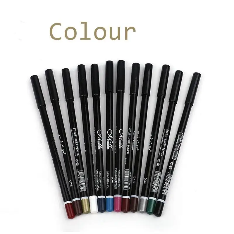 New12 Цвета/Набор теней для глаз макияж подводка карандаш Водонепроницаемый бровей