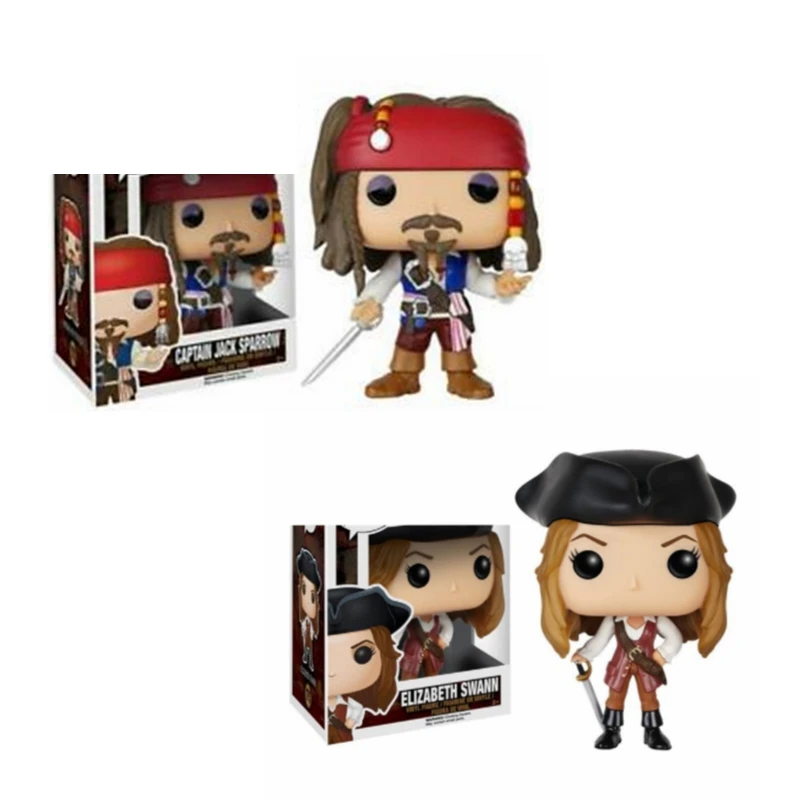 Виниловые экшн фигурки Пираты Карибского моря Капитан Джек Спарроу #172 Элизабет