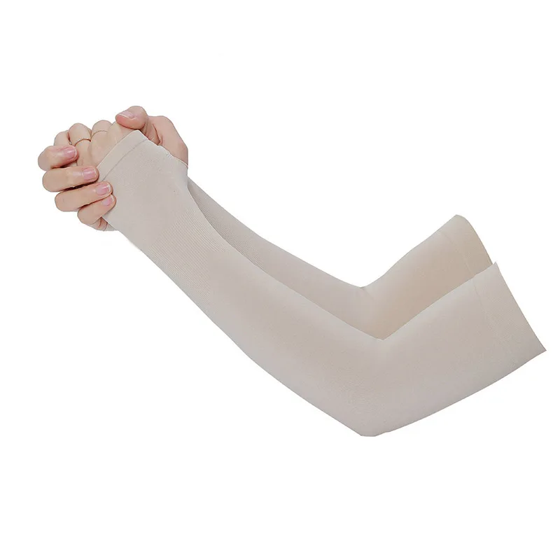 1 пара нарукавников без пальцев для спорта бега велоспорта рыбалки унисекс