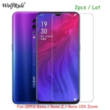 2PCS screen protector Glass For OPPO RENO Z Tempered Glass For OPPO RENO Z HD Protective Ultra-thin Phone film RENO Z Glass
