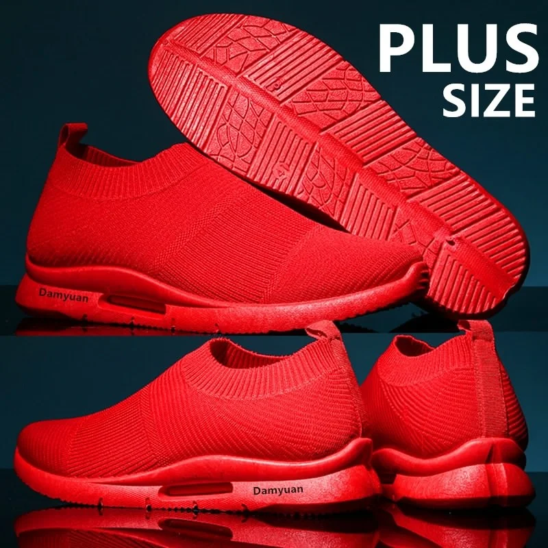 Damyuan 2020 New Fashion Men's Casual Shoes Summer Cool Super Light Mesh Sneakers Sport for Men Plug Size 46 | Обувь