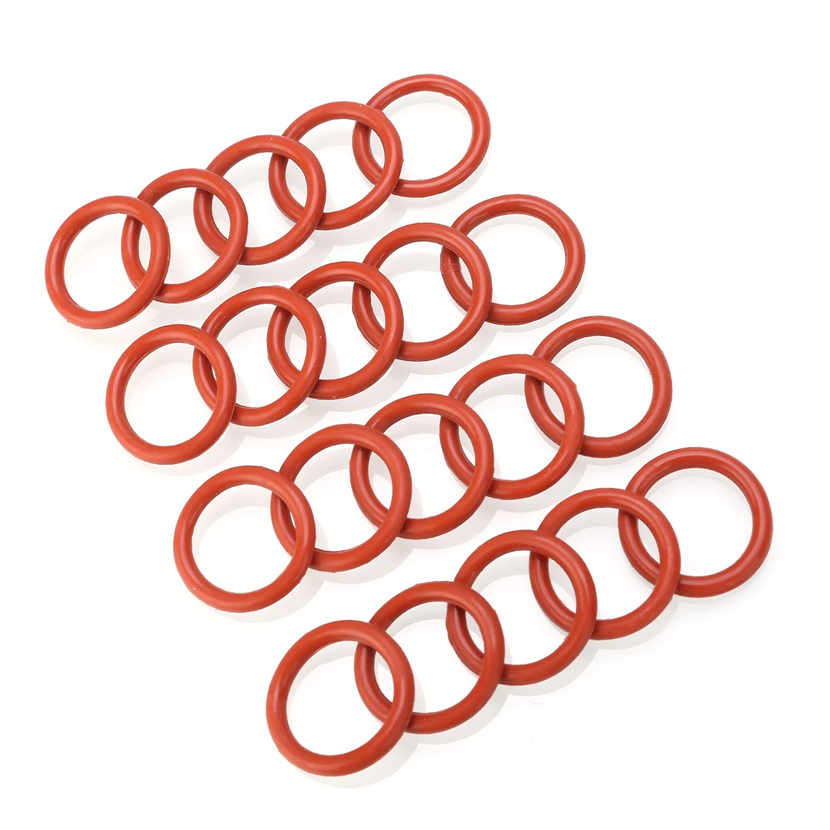 Новинка 20 штук силиконовые кольца с демпфером оранжевые высококачественные