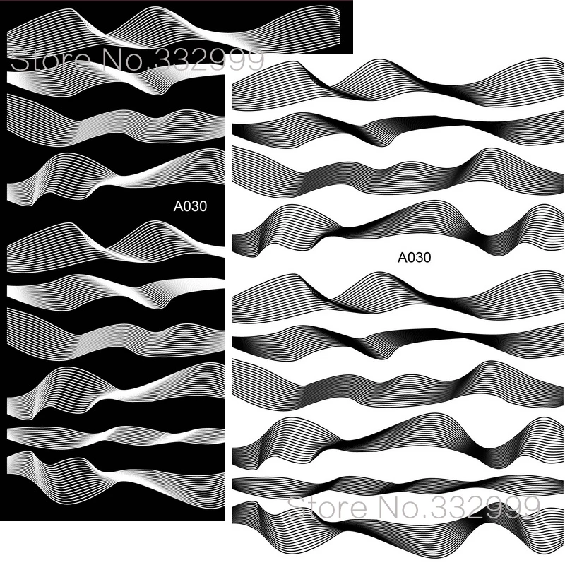 Новый дизайн маникюра украшение золотые 3D наклейки для ногтевого дизайна