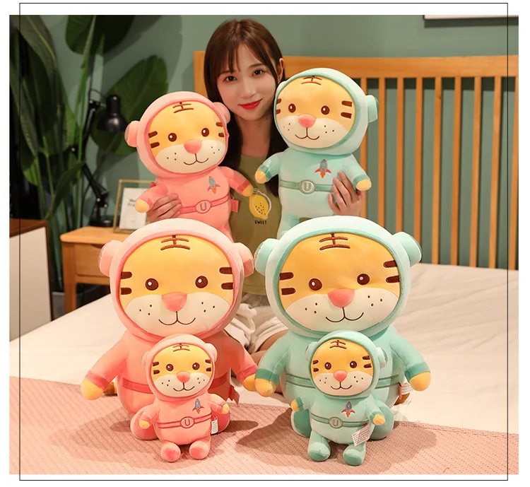 Kawaii тигр плюшевые игрушки мягкие Животные Кукла-тигр пара кукол милые детские