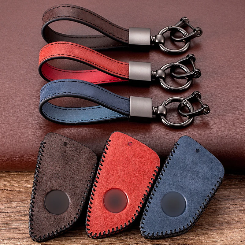 

Top Layer Leather Remote Car Key Fob Case Cover Keychain For BMW F20 F30 G20 f31 F34 F10 G30 F11 X3 F25 X4 I3 M3 M4 1 3 5 Series