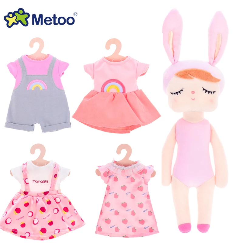 Одевание кукол Metoo мягкий плюшевый и милый кролик милые животные для детей