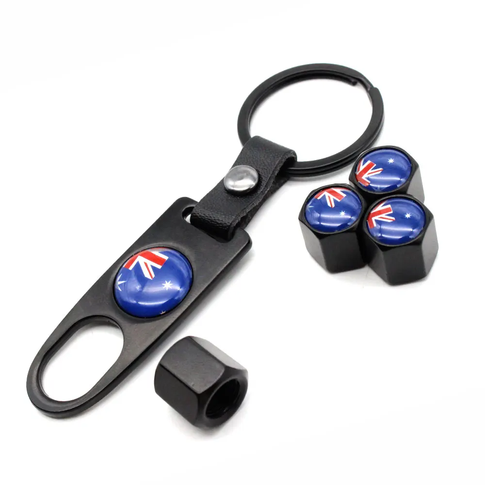 5 шт./компл. Австралийский Флаг Стиль противоугонные автомобильные колеса