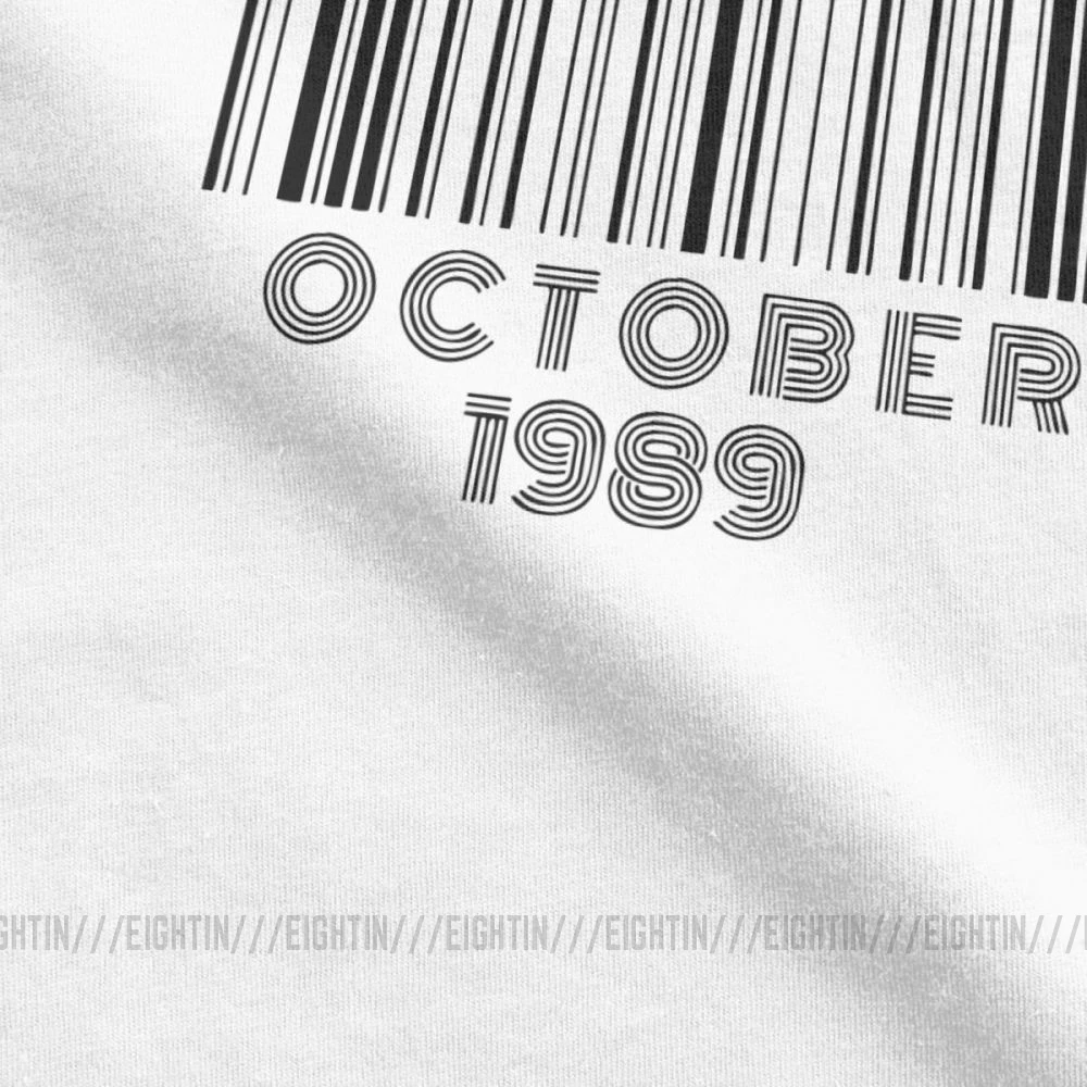 Сделано в октябре 1989 подарок на день рождения 30 октября Мужская футболка