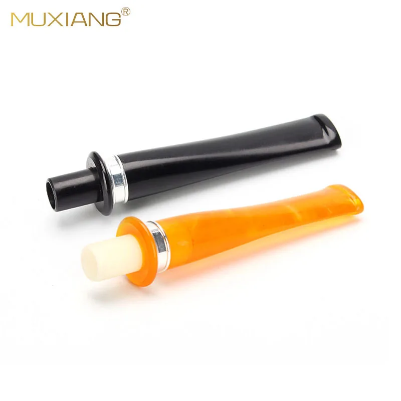 RU-1pcs Acrylic Pipe Mouthpiece 9mm Filter Smoking Pipe Stem Mouthpiece Tobacco Pipe Accessories be0163 be0164