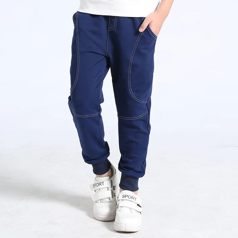 

Children's Fashion Harem Pants Boys' Casual Sports Pants Big Children's New Cotton Running Pants Boys Elastic Waist Trousers