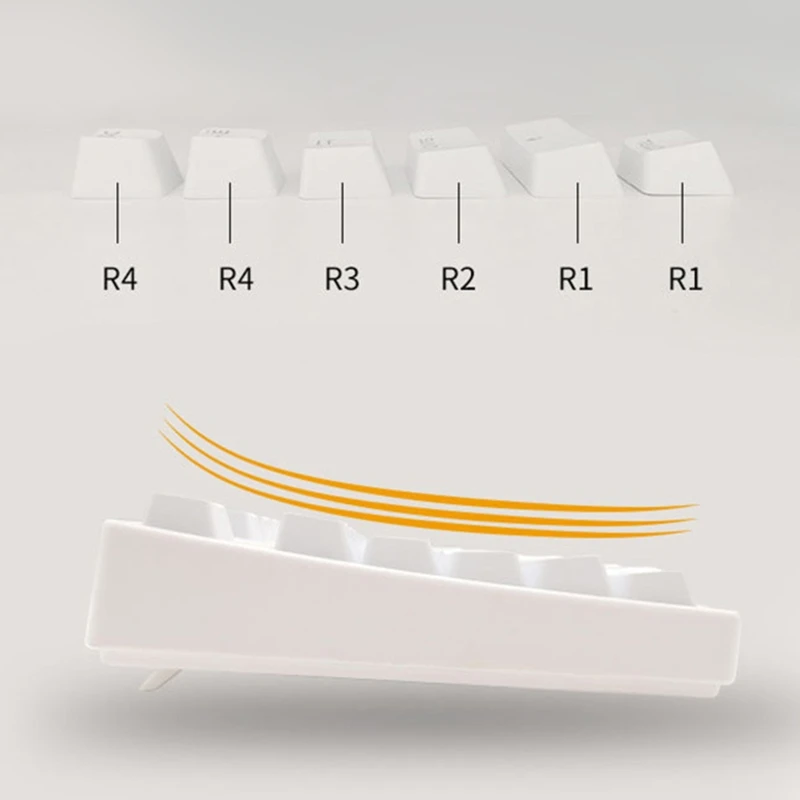 

104Keys ABS Plastic Esports Gaming Keycap Mechanical Keycap Caps for Gaming Mechanical Keyboards Keycap Replacement