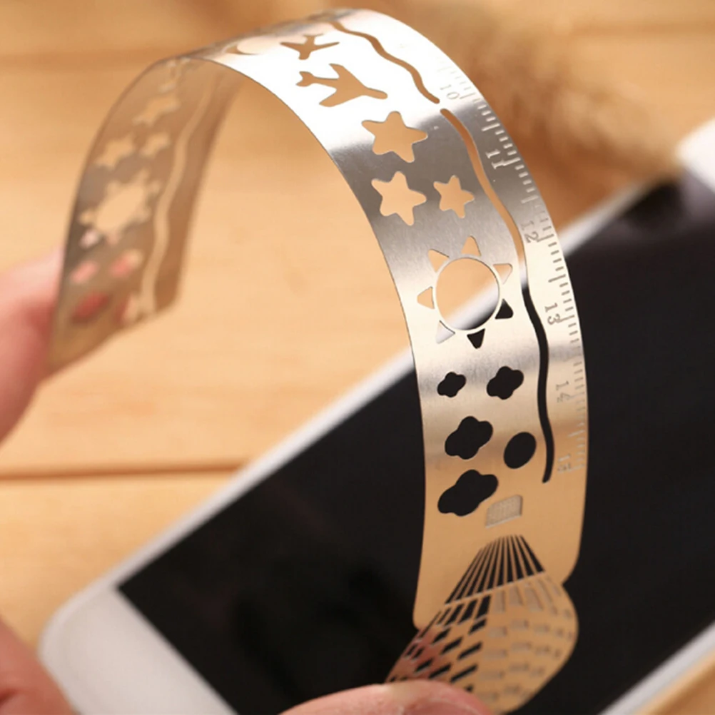 

Ultra-thin Metal Bookmark Tape Ruler Brief Book Marker Fashion Bookmarks For Books Stationery Gifts Delicate Cutout Book Mark